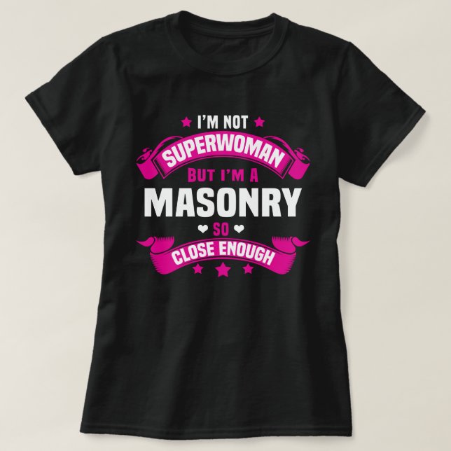 Masonry T Shirt (Design framsida)