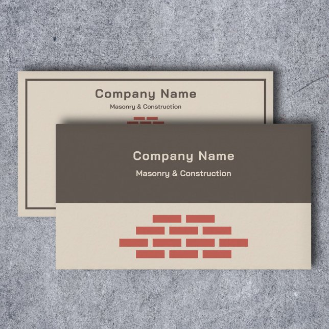 Masonry Visitkort (Masonry Business Card)