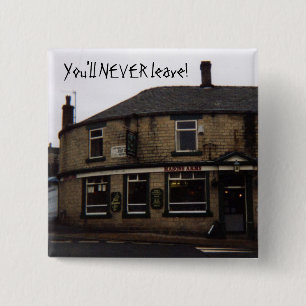 Mason's Arm, Hadfield 15 Cm Square Badge Knapp