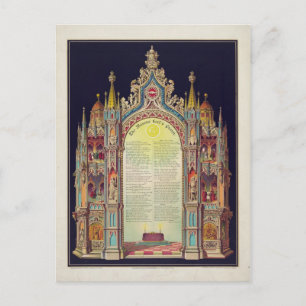 Masons Lord's Prayer av Huncke 1892 Vykort