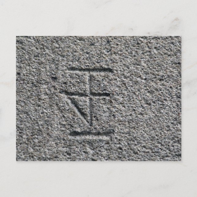 Mason's Mark från Centraleuropa Vykort (Framsida)