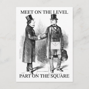 Masons Meeting Vykort