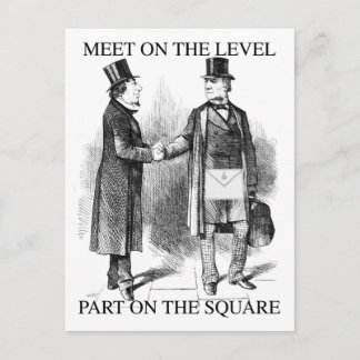 Masons Meeting Vykort