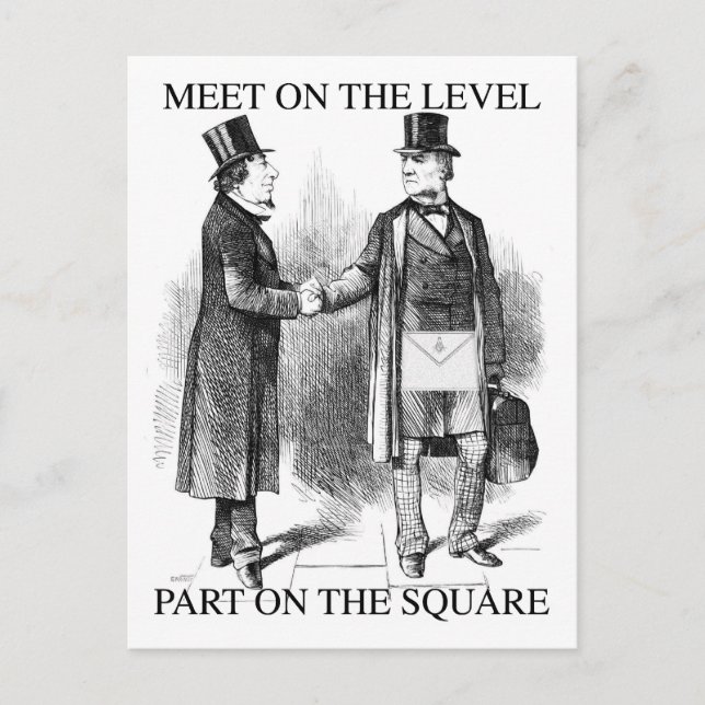 Masons Meeting Vykort (Framsida)