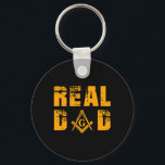 Masons Real Dad Masonic Mason Father's Independenc Nyckelring<br><div class="desc">Masons Real Dad Masonic Mason Father's Independence Day Gift</div>