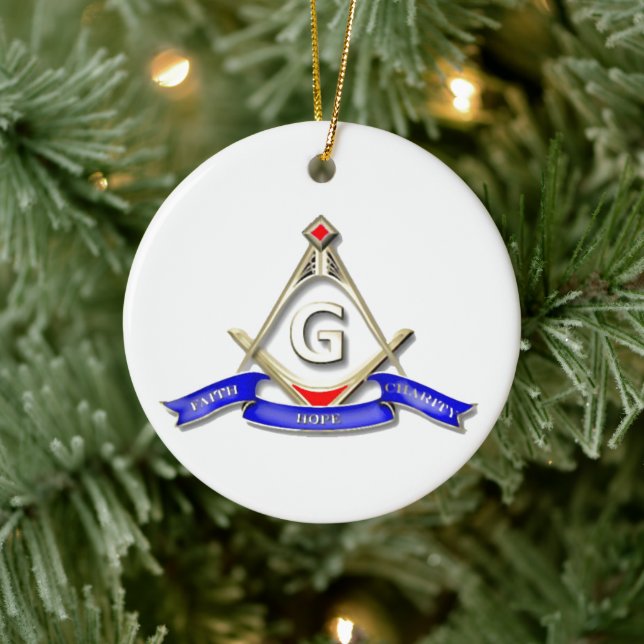 Masons utgåva julgransprydnad keramik (Träd)