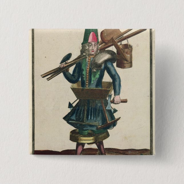 Mason'sens dräkt knapp (Framsida)