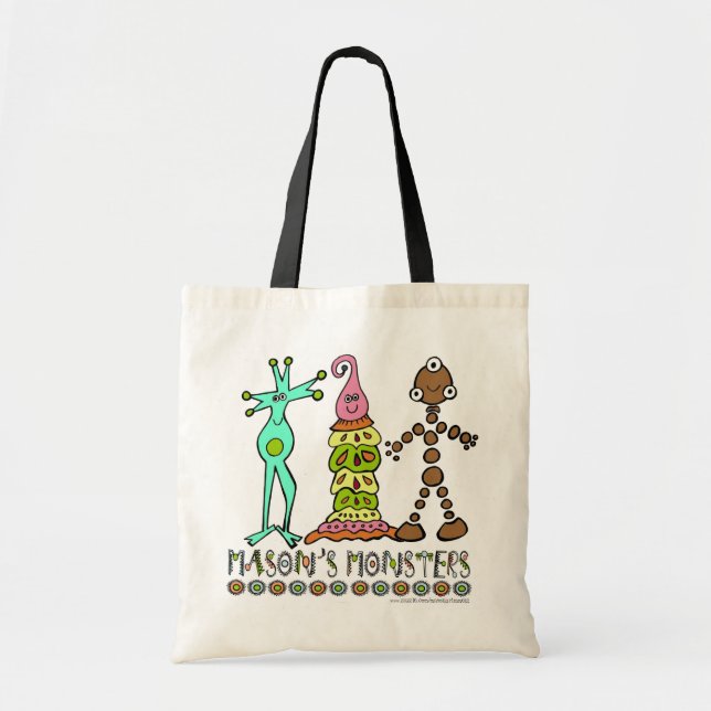 Mason'sens monster hänger lös tygkasse (Framsidan)