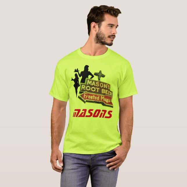 MasonsRootbeer stativ T-shirt (Hel framsida)
