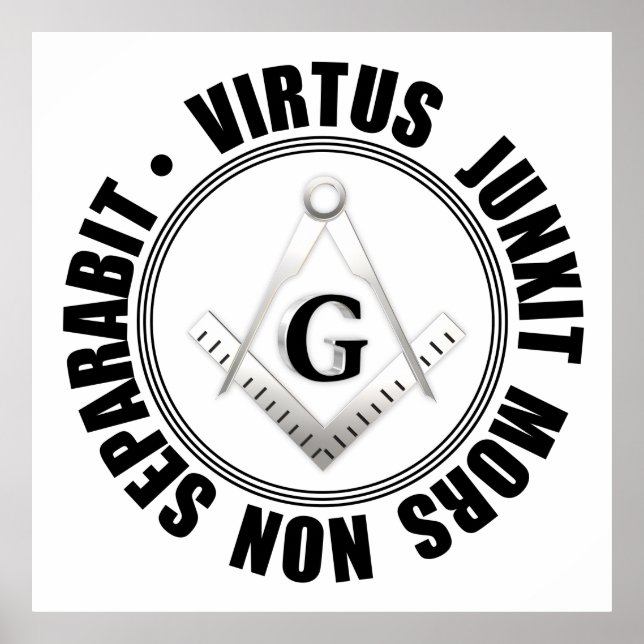 Masonsymbol Poster (Framsidan)