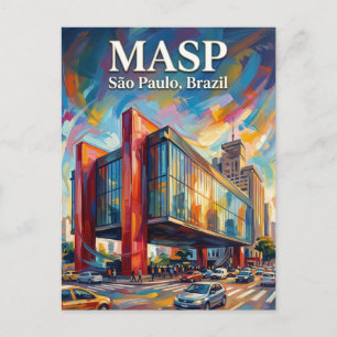 MASP Brasilien Vykort
