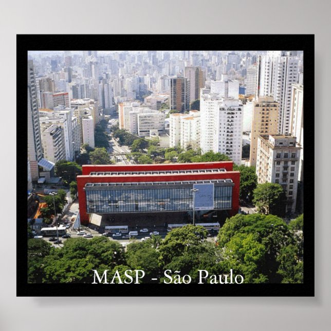 MASP - São Paulo Poster (Framsidan)