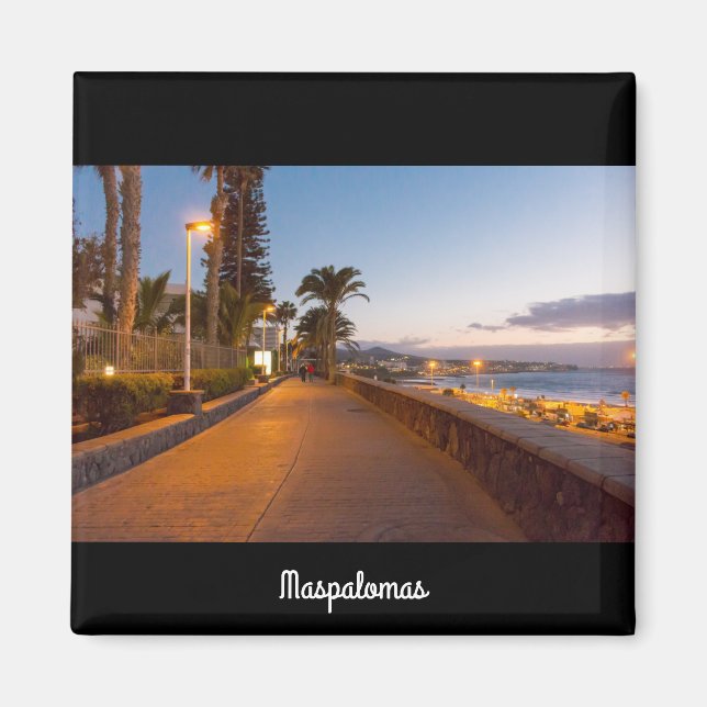 Maspalomas Beach Boulevard Magnet (Framsidan)