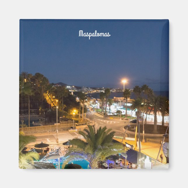 Maspalomas Blue Hour Magnet (Framsidan)