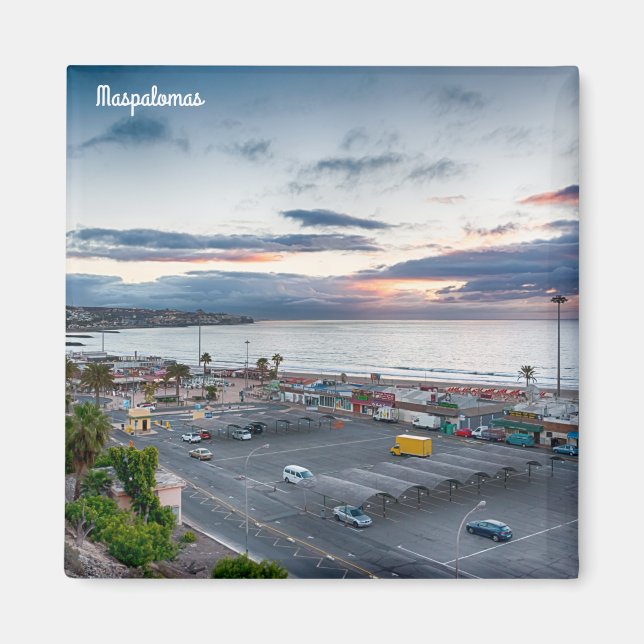 Maspalomas Sunrise Magnet (Framsidan)