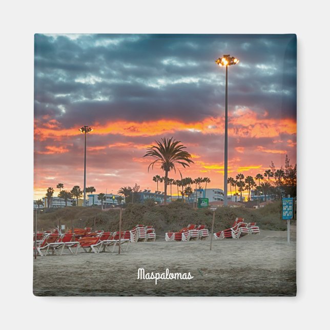 Maspalomas Sunset Magnet (Framsidan)