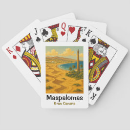 Maspalomasdynerna Gran Canaria Kanarieöarna Casinokort