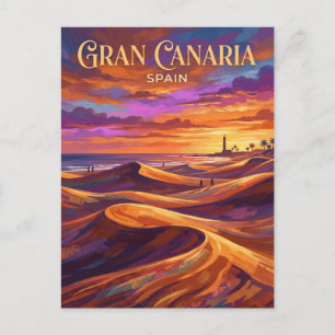 Maspalomasdynerna Spanien Vykort