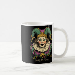 Masque Mardi Kläder Kostymer Vintage Mardi Gras C Kaffemugg