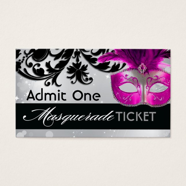 Masqueraadmission Biljett (Framsidan)