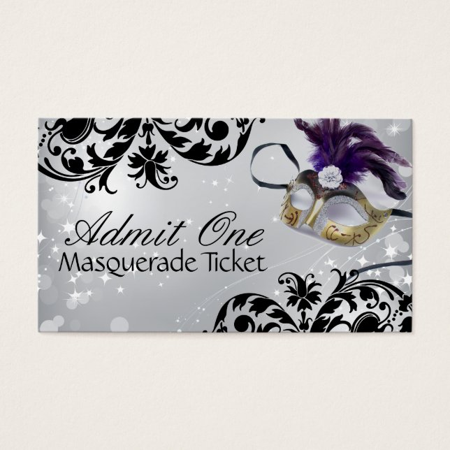 Masqueraadmission Biljett (Framsidan)