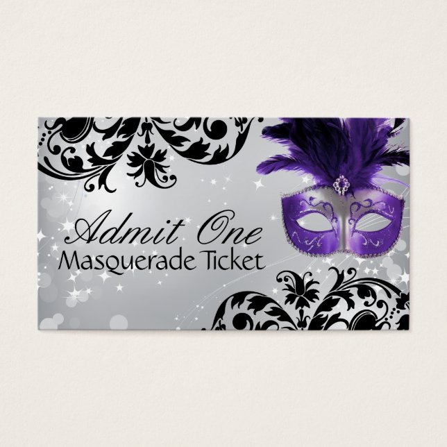 Masqueraadmission Biljett (Framsidan)