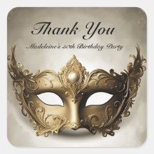 MasqueraAntique Venice Mask-Chic 50:e födelsedagen