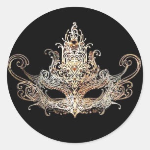 MasqueraBoll Stickers Runt Klistermärke