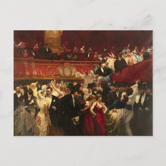 Masquerad Boll - Hermans Vykort (Framsida)