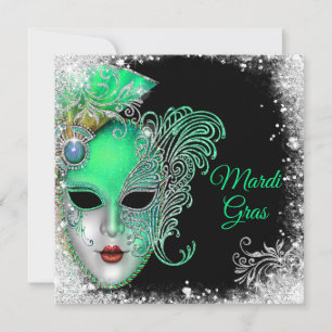 Masquerad Party, inbjudan till Sweet sixteen Glitt