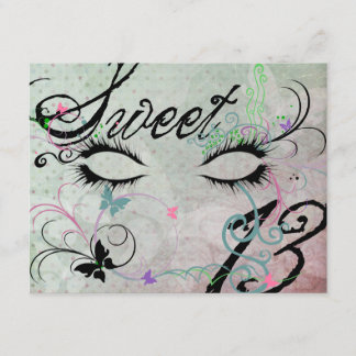 Masquerad Sweet 13-inbjudningar Inbjudningar