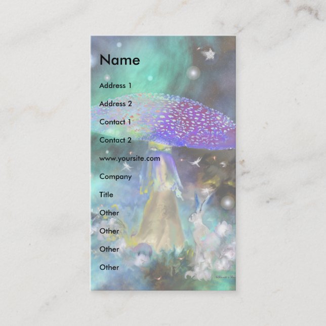 Masquerad Visitkort (Framsida)