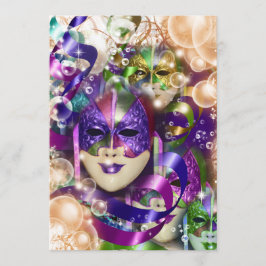 Masqueradamejer PERSONALIZE Inbjudningar