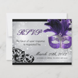 Masquerade Bröllops OSA-kort OSA Kort
