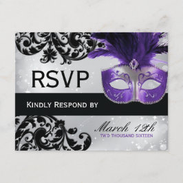 Masquerade Bröllops OSA-kort OSA Kort