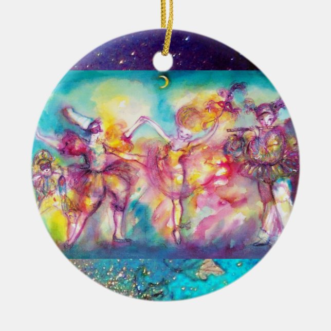 MASQUERADE/BUTTERFLY PLANT JULGRANSPRYDNAD KERAMIK (Framsidan)