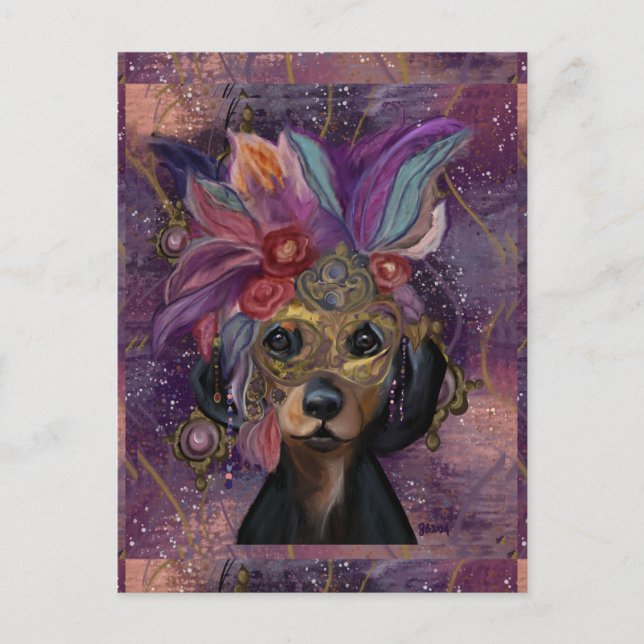 MASQUERADE DOXIE KONST      VYKORT (Framsida)