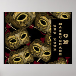 MASQUERADE KONST   POSTER