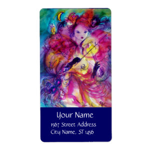 MASQUERADE NIGHT Carnival Musician in Rosa Costume Fraktsedel