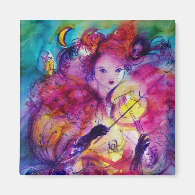 MASQUERADE NIGHT/Venetian Carnival Magnet (Framsidan)