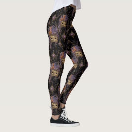 MASQUERADE VENICE ART LEGGINGS