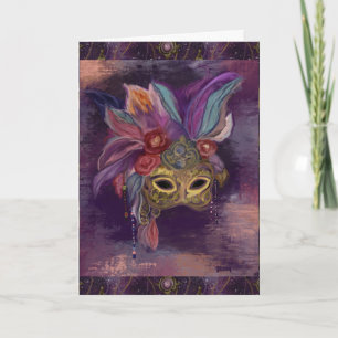 MASQUERADE VENICE KONST KORT