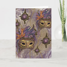 MASQUERADE VENICE KONST KORT