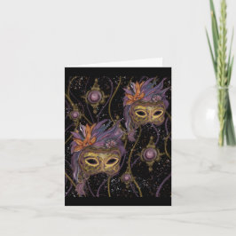 MASQUERADE VENICE KONST KORT