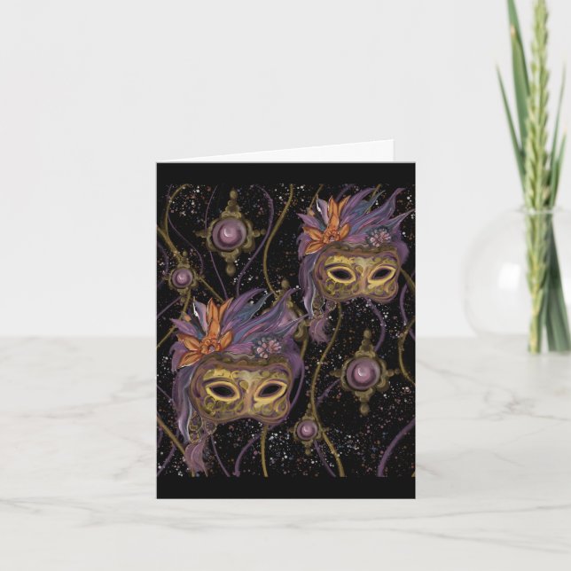 MASQUERADE VENICE KONST      KORT (Framsida)