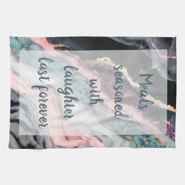 Masquerade - White Kökshandduk (Horisontell)