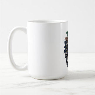 Masqueradmask T-shirt, Symmetrisk Filigrand Prem Kaffemugg