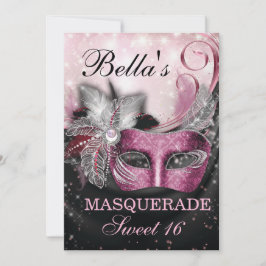 MasqueraFödelsedagsfest inbjudan