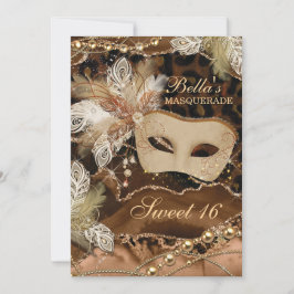 MasqueraFödelsedagsfest inbjudan