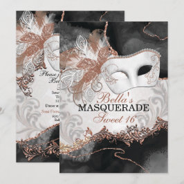 MasqueraFödelsedagsfest inbjudan